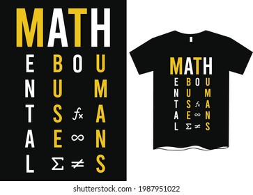 Math Definition T-Shirt Design 2021