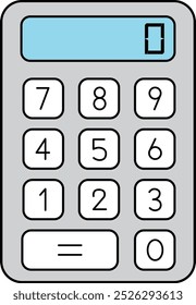 math education  calculator number illustration 