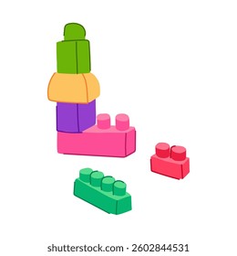 math educational toy cartoon. science writing, creativity imagination, exploration curiosity math educational toy sign. isolated symbol vector illustration