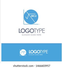 Math, Formula, Math Formula, Education Blue Logo vector. Vector Icon Template background