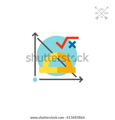 Math Formula and Graph Icon