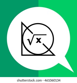 Math formula simple icon