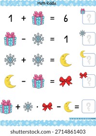 Juego de Matemáticas - ¿Puedes resolver esto? Enigma matemático para niños