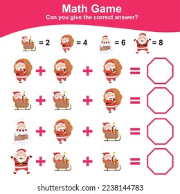 Mathe-Spiel für Kinder. Arbeitsblatt für Kinder zählen. pädagogische druckbare Mathematik für die Vorschule. Dieses Arbeitsblatt eignet sich für die Ausbildung von Kindern im frühen Alter, wie man gut zählt. 