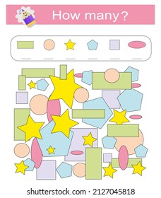 Math Game For Kids. Preschool Worksheet Activity. Printable Worksheet.