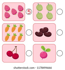 math game vector design for kid