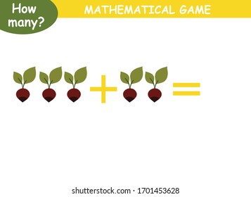 math games for kids. examples of addition 