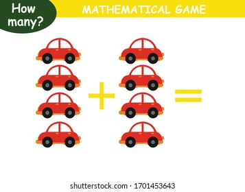 math games for kids. examples of addition 