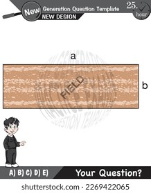 Math, Geometric shapes, mathematics, polygon, field calculation, field problems, exam question, for teachers, editable, eps