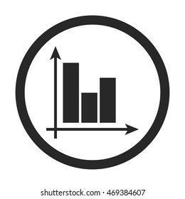 Math graphic with coordinates symbol sign simple icon on background