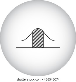 Math graphic symbol sign simple icon on background
