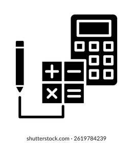 Math Icon Element For Design