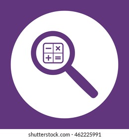 Math  Icon. Flat design.