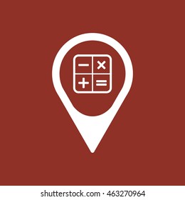 Math  Icon. Flat design.