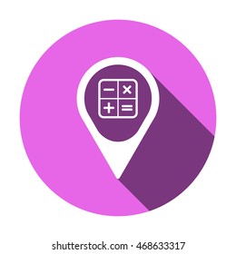 Math  Icon. Flat design.