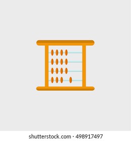 math icon, flat design