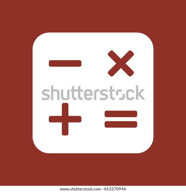 Math  Icon. Flat\
design.