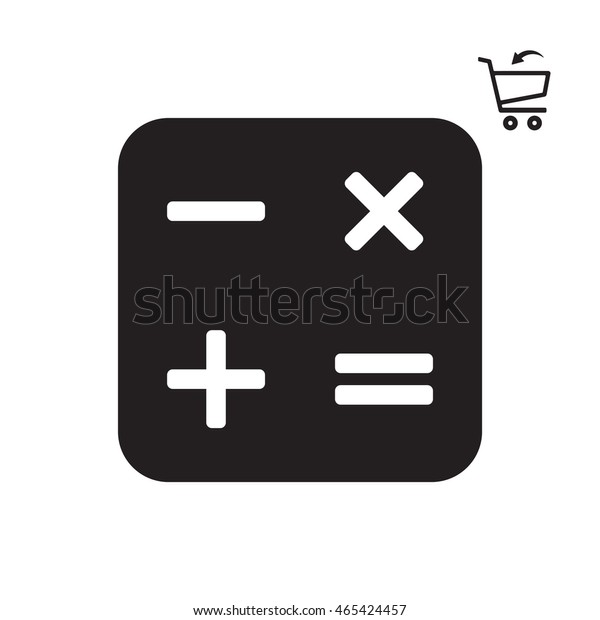 Math  Icon. Flat
design.