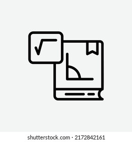  icono matemático, icono de comunidad estudiantil aislado en fondo gris claro, perfecto para sitio web, blog, logo, diseño gráfico, medios sociales, interfaz de usuario, aplicación móvil