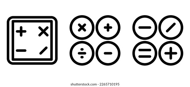 math icon or logo isolated sign symbol vector illustration - high quality black style vector icons
