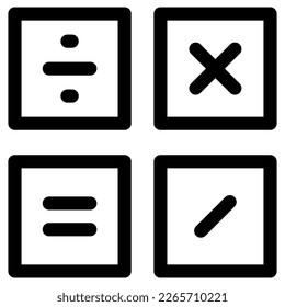 math icon or logo isolated sign symbol vector illustration - high quality black style vector icons
