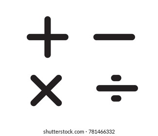 math icon mark symbol vector sign geometry mathematics