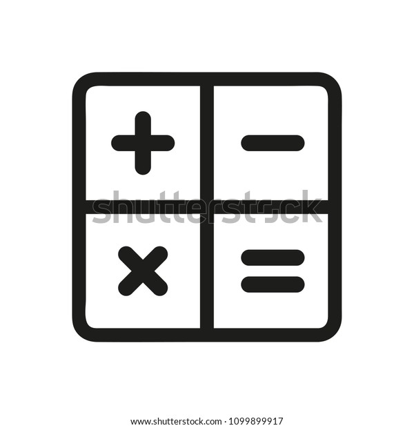 Math Icon, Math Icon\
Vector. Flat design