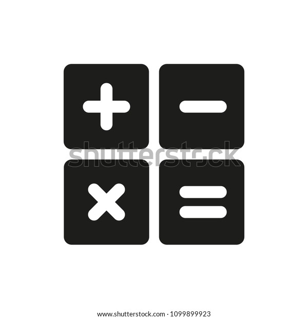 Math Icon, Math Icon\
Vector. Flat design