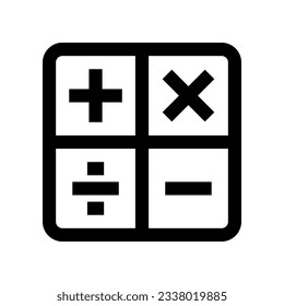 math icon for your website, mobile, presentation, and logo design.