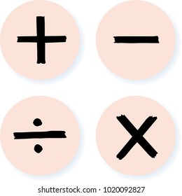 math icons, business , vector 