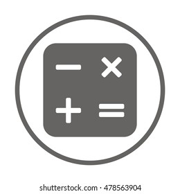 Math  Icon,vector.  Flat design.