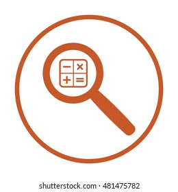 Math  Icon,vector.  Flat design.