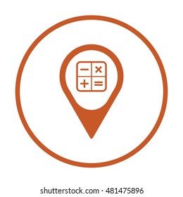 Math  Icon,vector.  Flat design.