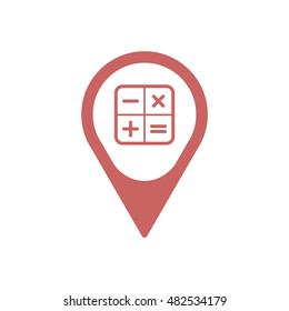 Math  Icon,vector.  Flat design.