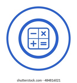 Math  Icon,vector.  Flat design.