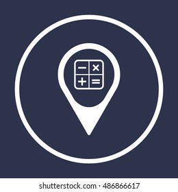 Math  Icon,vector.  Flat design.