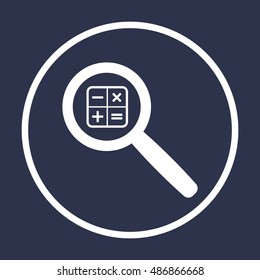 Math  Icon,vector.  Flat design.