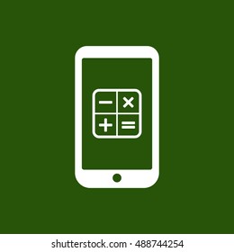 Math  Icon,vector.  Flat design.