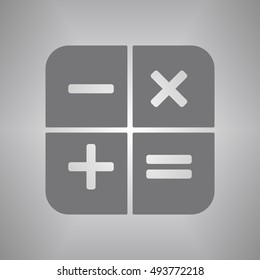Math  Icon,vector.  Flat design.