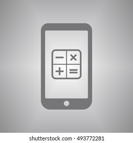 Math  Icon,vector.  Flat design.