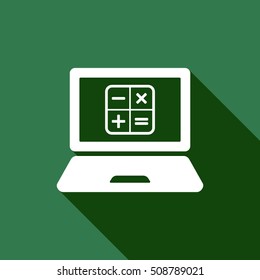 Math  Icon,vector.  Flat design.