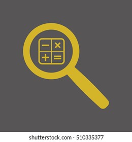 Math  Icon,vector.  Flat design.