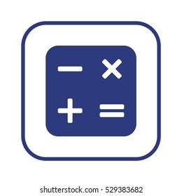 Math  Icon,vector.  Flat design.