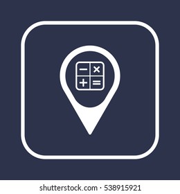 Math  Icon,vector.  Flat design.