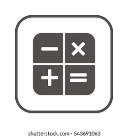 Math  Icon,vector.  Flat design.