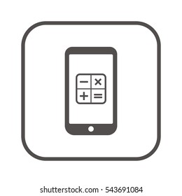 Math  Icon,vector.  Flat design.