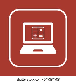 Math  Icon,vector.  Flat design.
