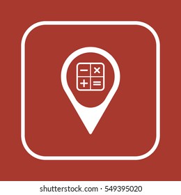 Math  Icon,vector.  Flat design.