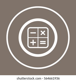 Math  Icon,vector.  Flat design.