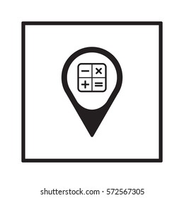 Math  Icon,vector.  Flat design.